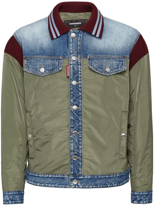 DSQUARED2-Chaqueta ligera con paneles